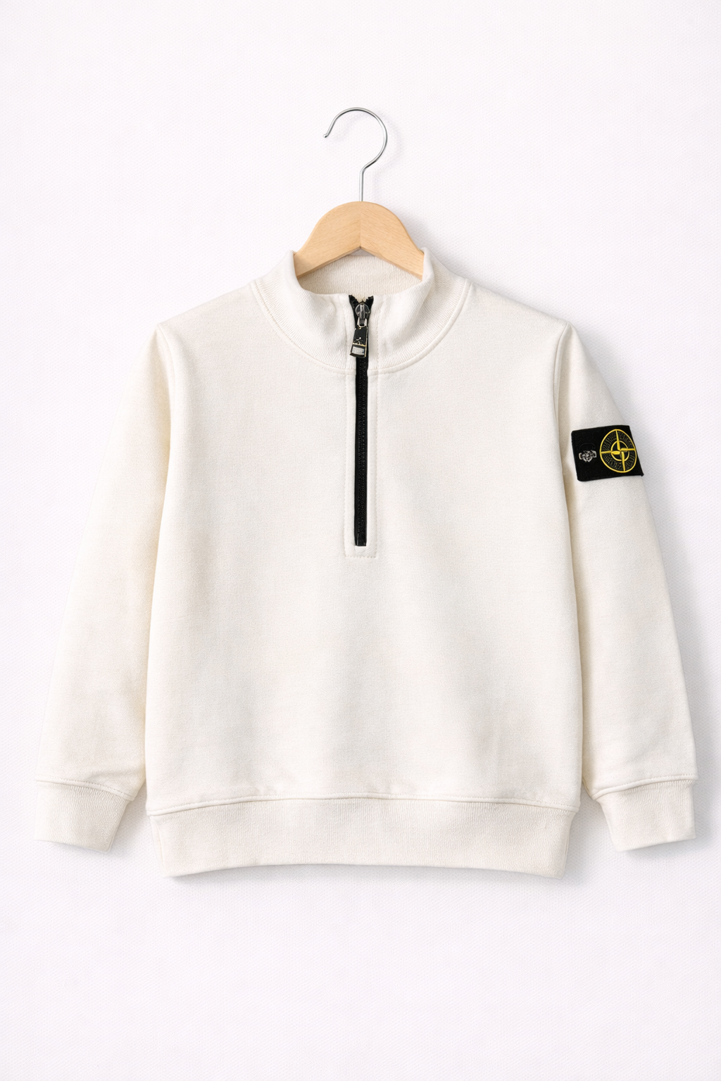 Stone Island trui luxe crème