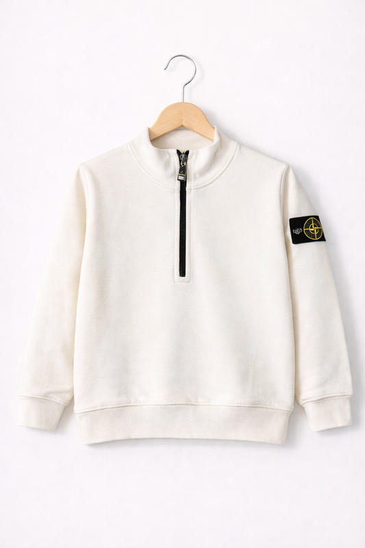 Stone Island trui luxe crème