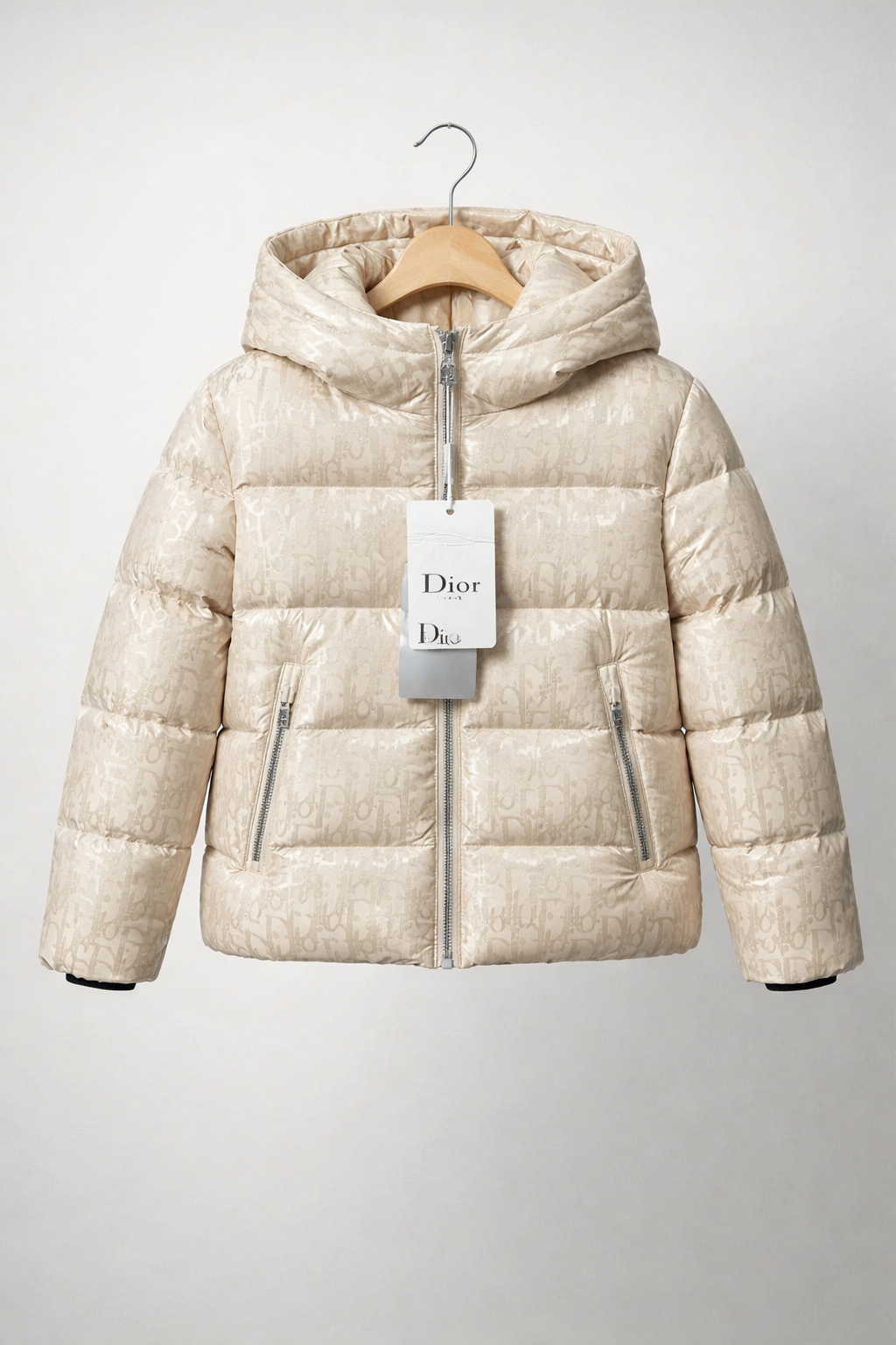 Dior winterjas beige