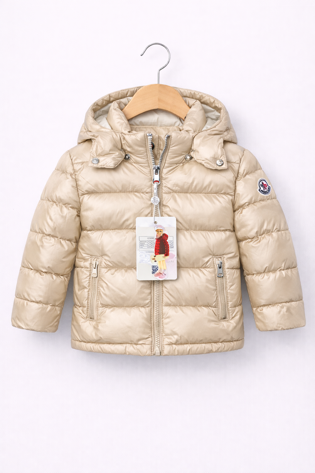 Moncler winterjas maya beige