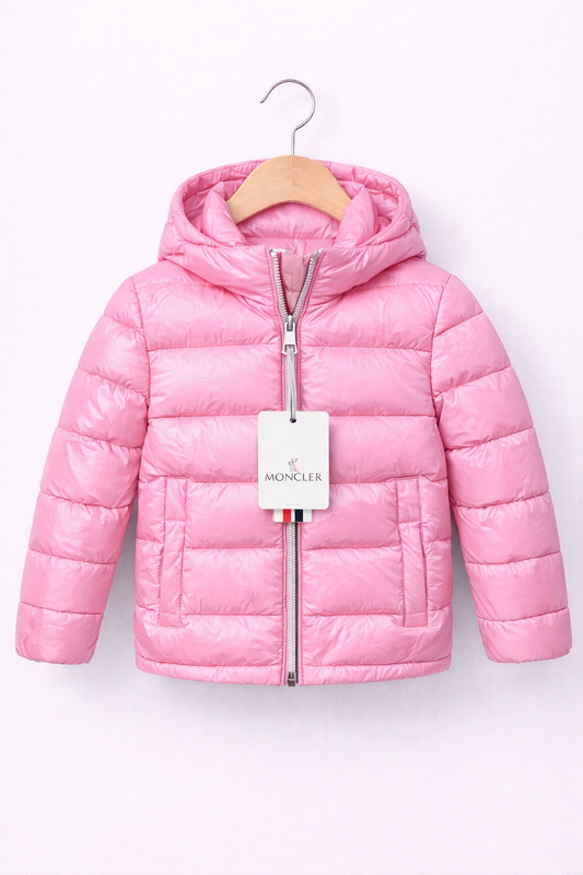 Moncler winterjas roze