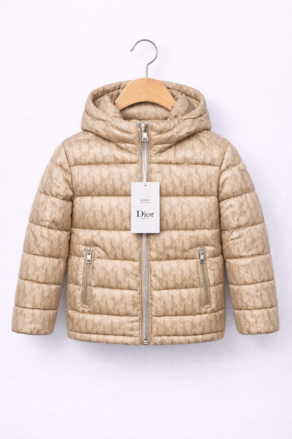 Dior winterjas beige