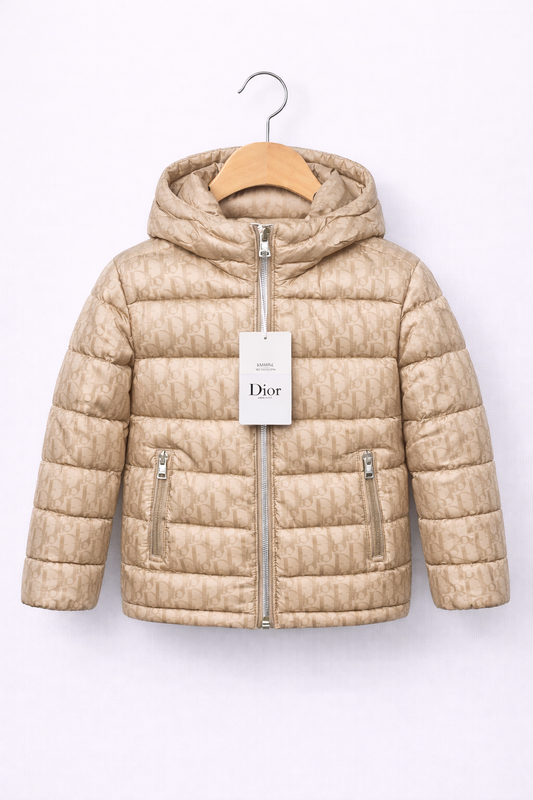 Dior winterjas beige