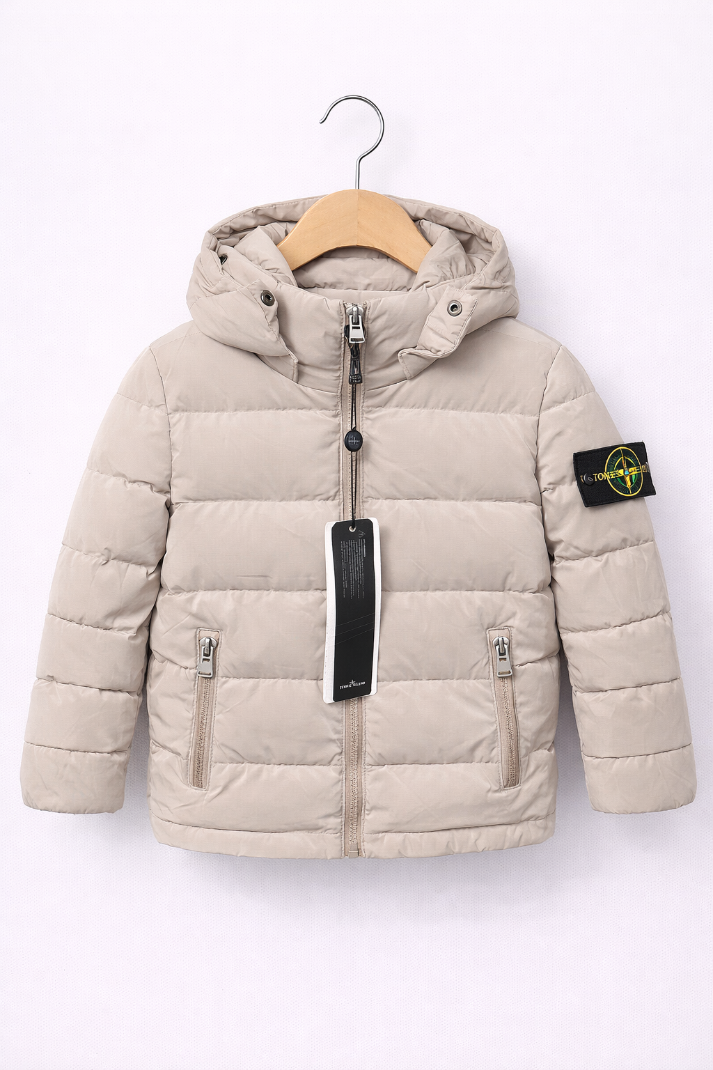 Stone Island winterjas beige