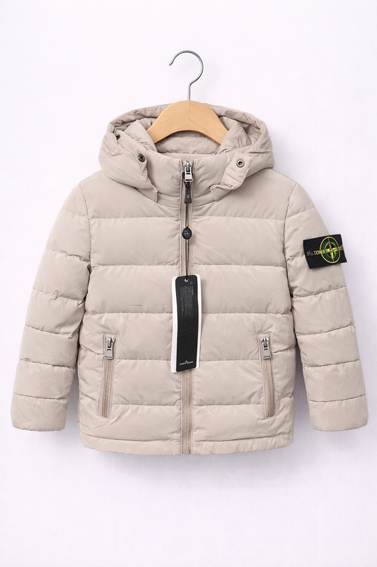 Stone Island winterjas beige