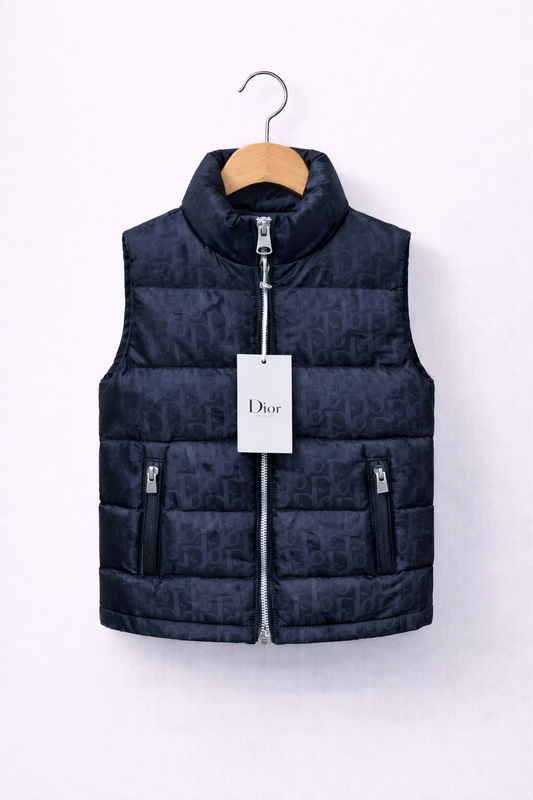 Dior bodywarmer D donkerblauw