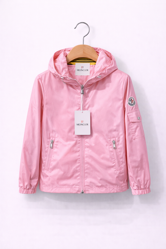 Moncler herfstjas roze