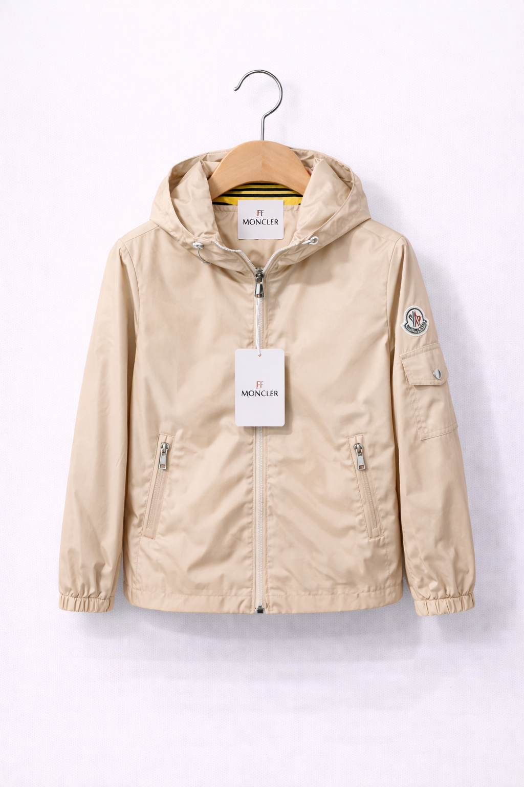 Moncler herfstjas beige