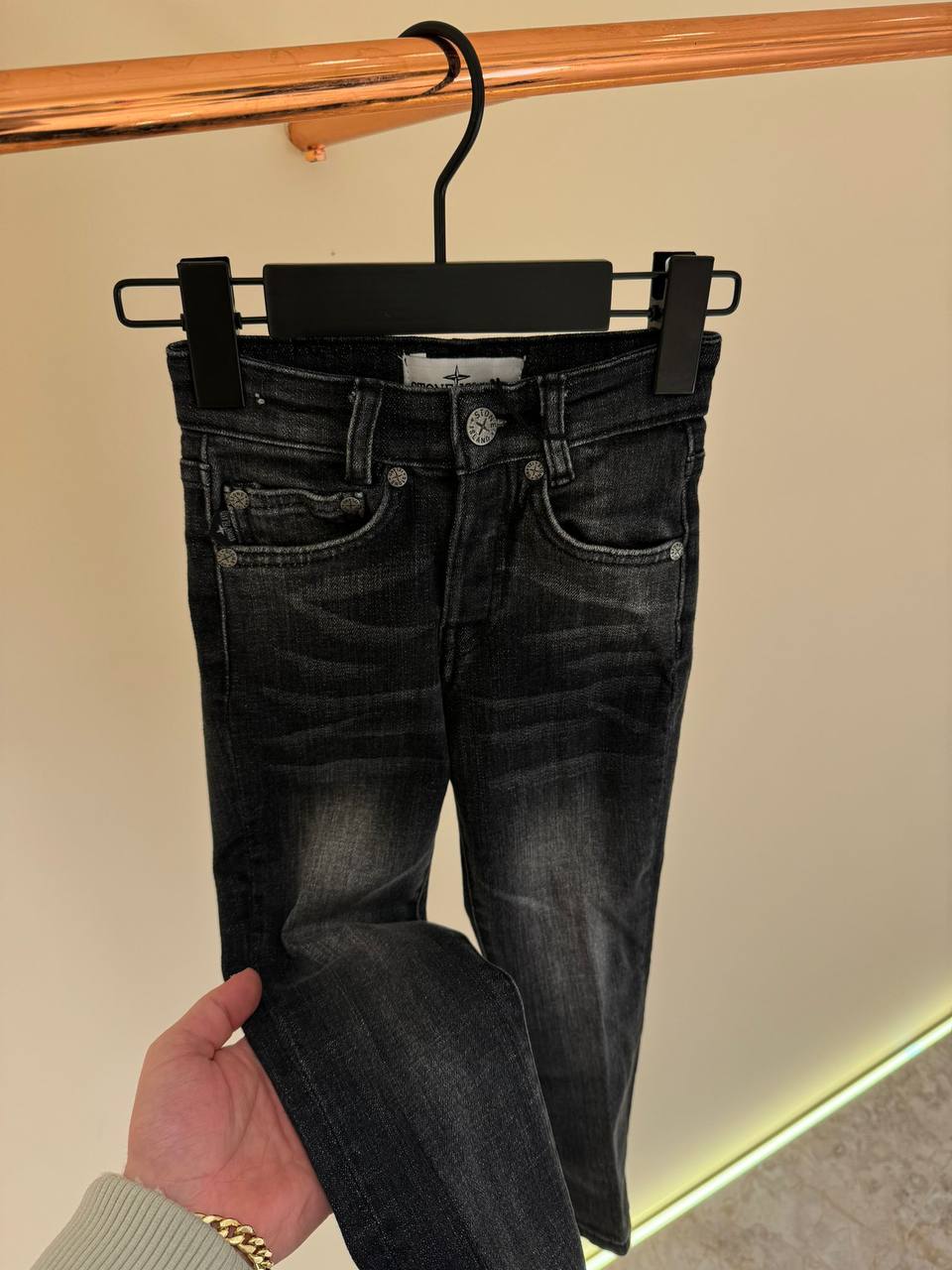 Stoneisland spijkerbroek zwart/grijs