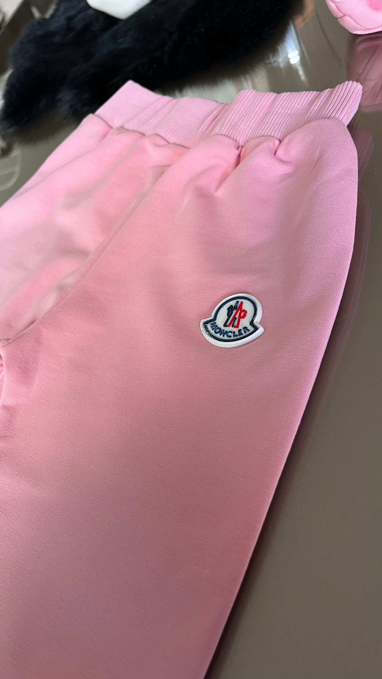Moncler 3-delige set roze
