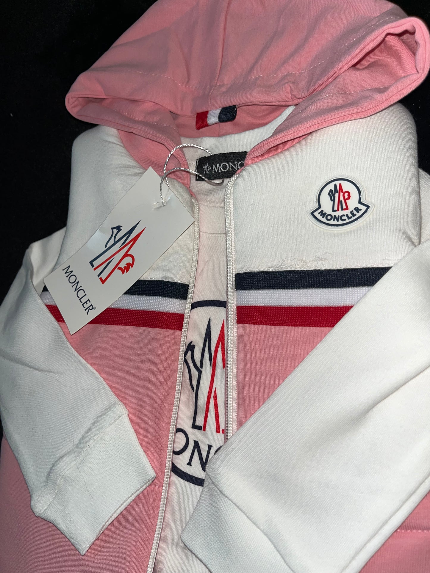 Moncler 3-delige set roze