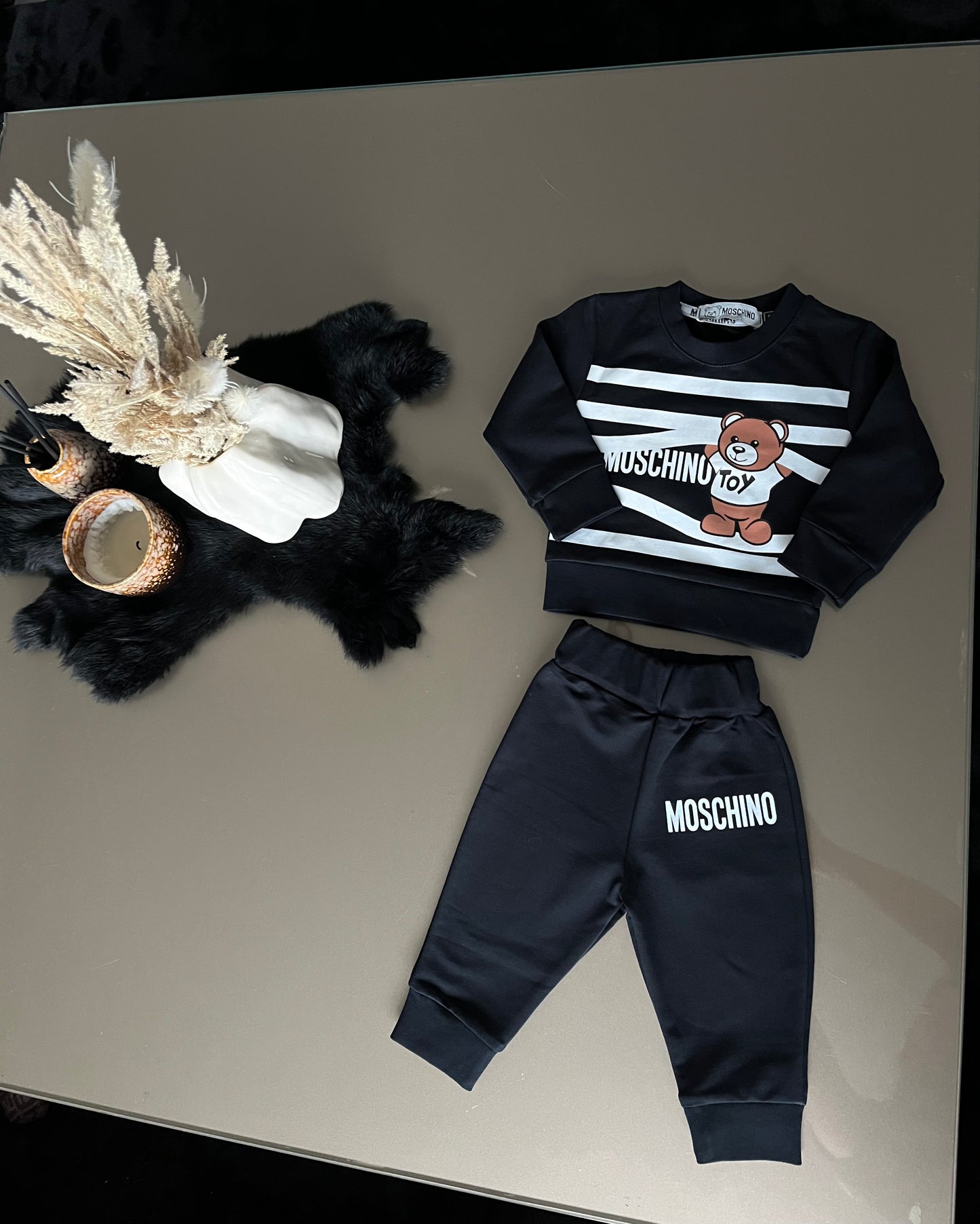 Moschino 2-delige set zwart