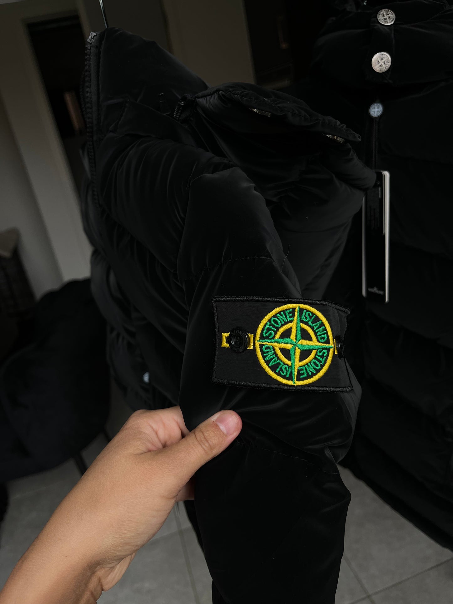 Stone Island winterjas zwart