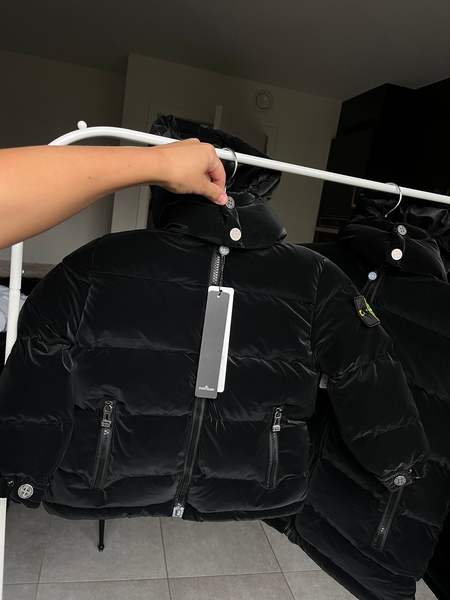 Stone Island winterjas zwart