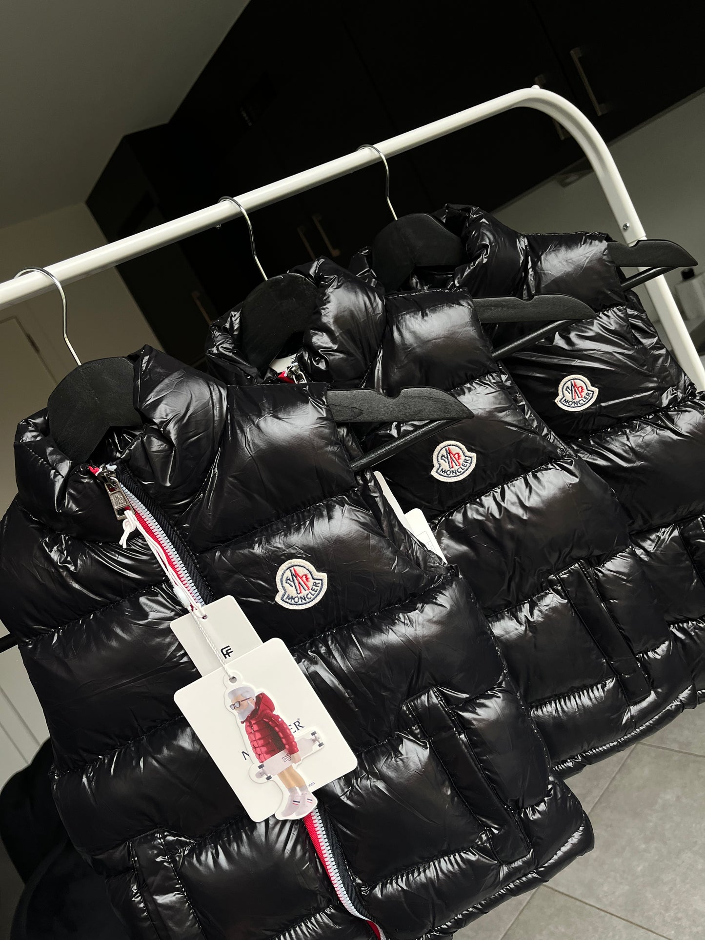 Moncler bodywarmer zwart