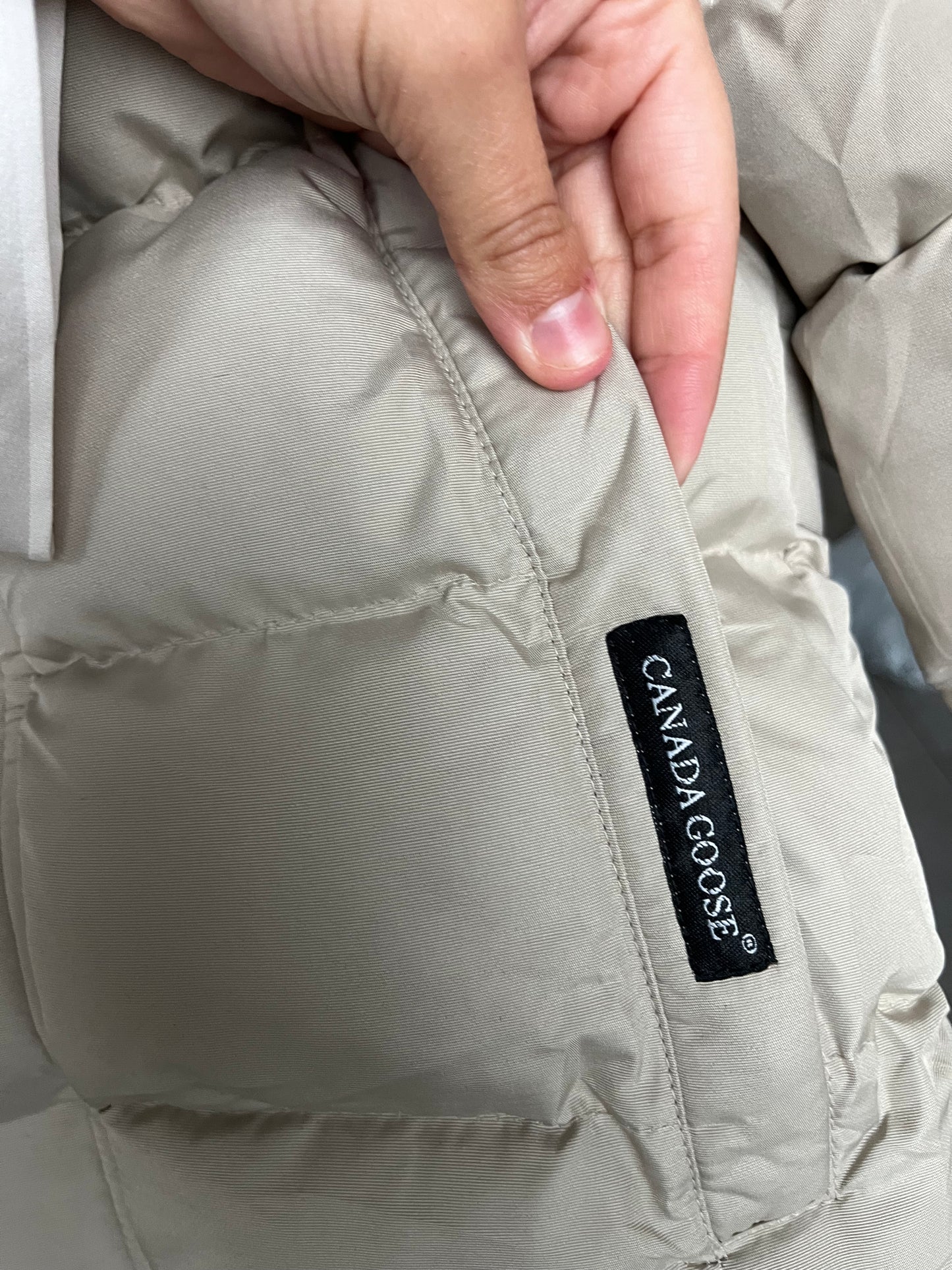 Canada Goose winterjas beige