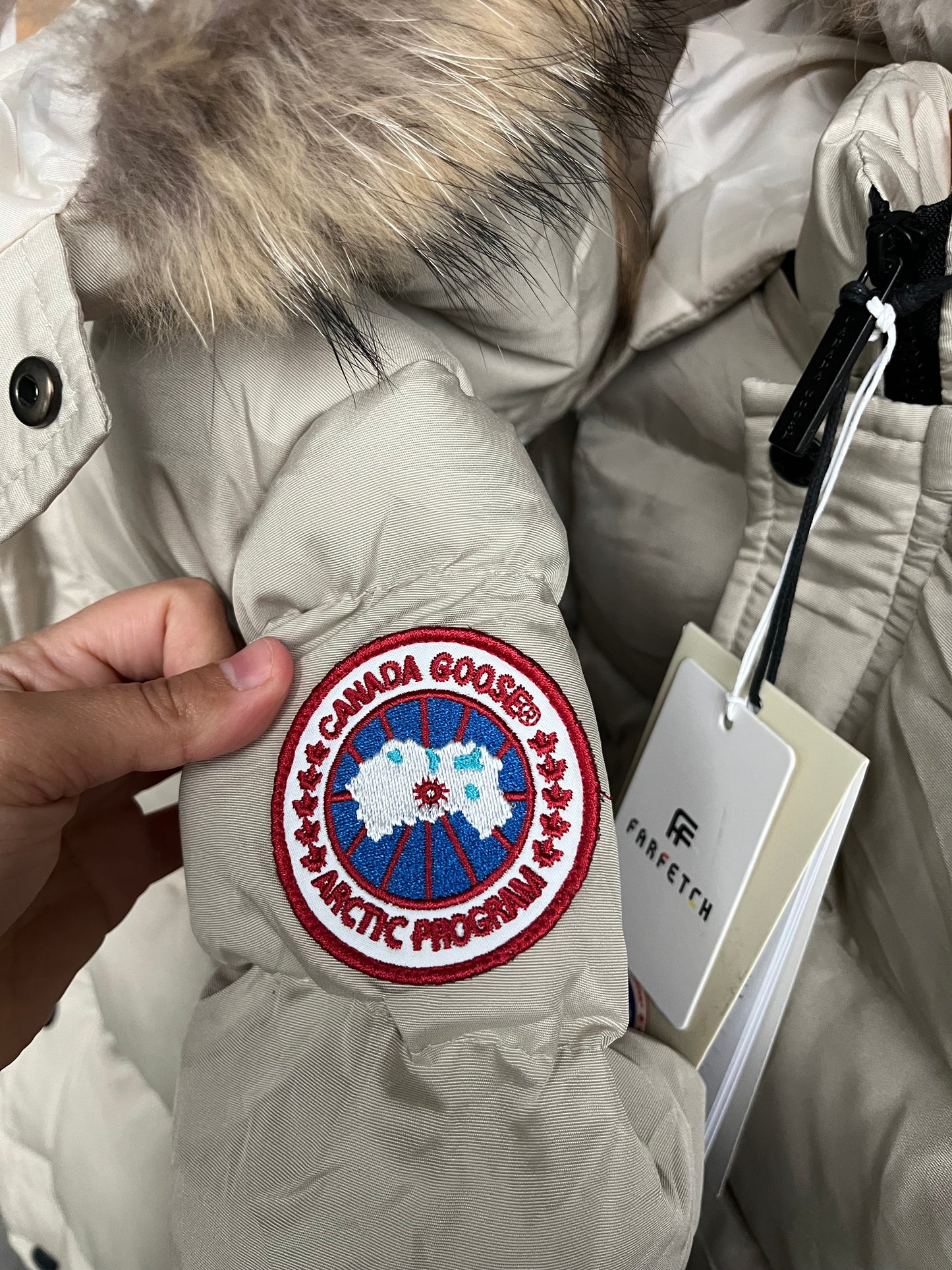 Canada Goose winterjas beige