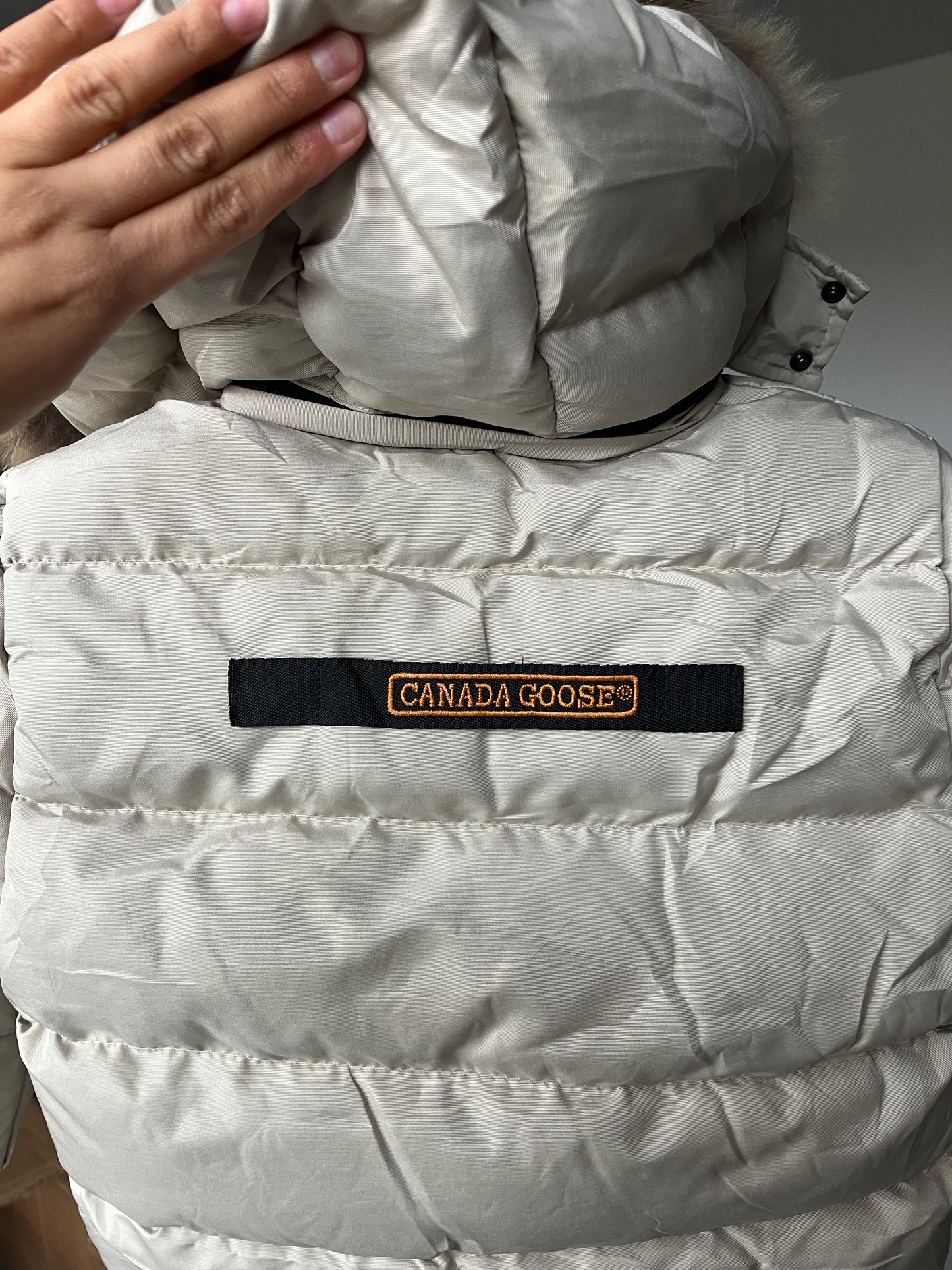 Canada Goose winterjas beige
