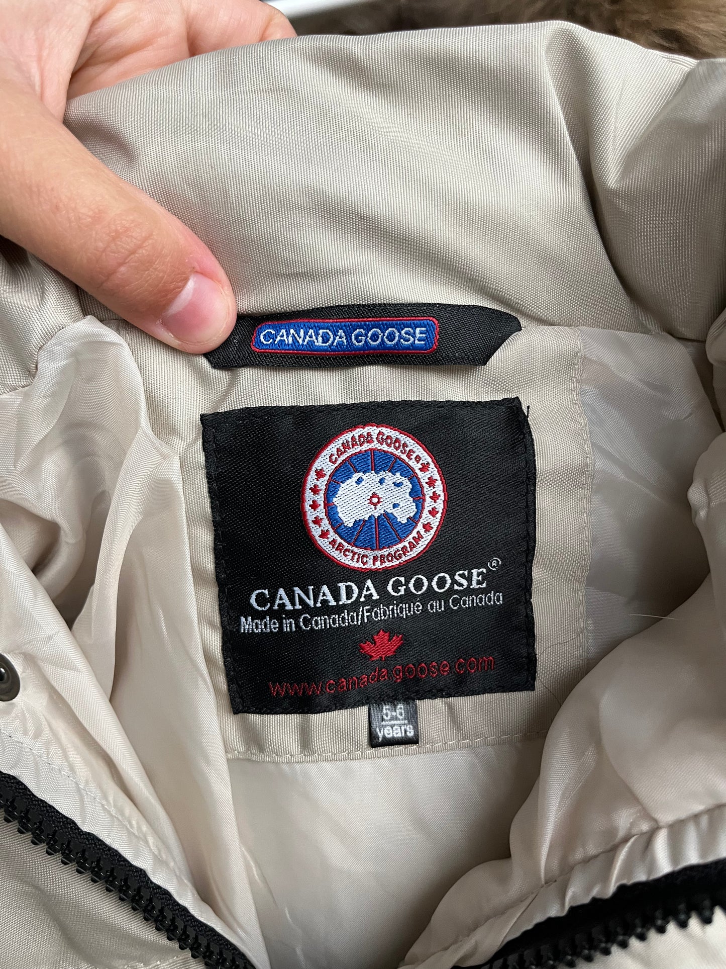 Canada Goose winterjas beige
