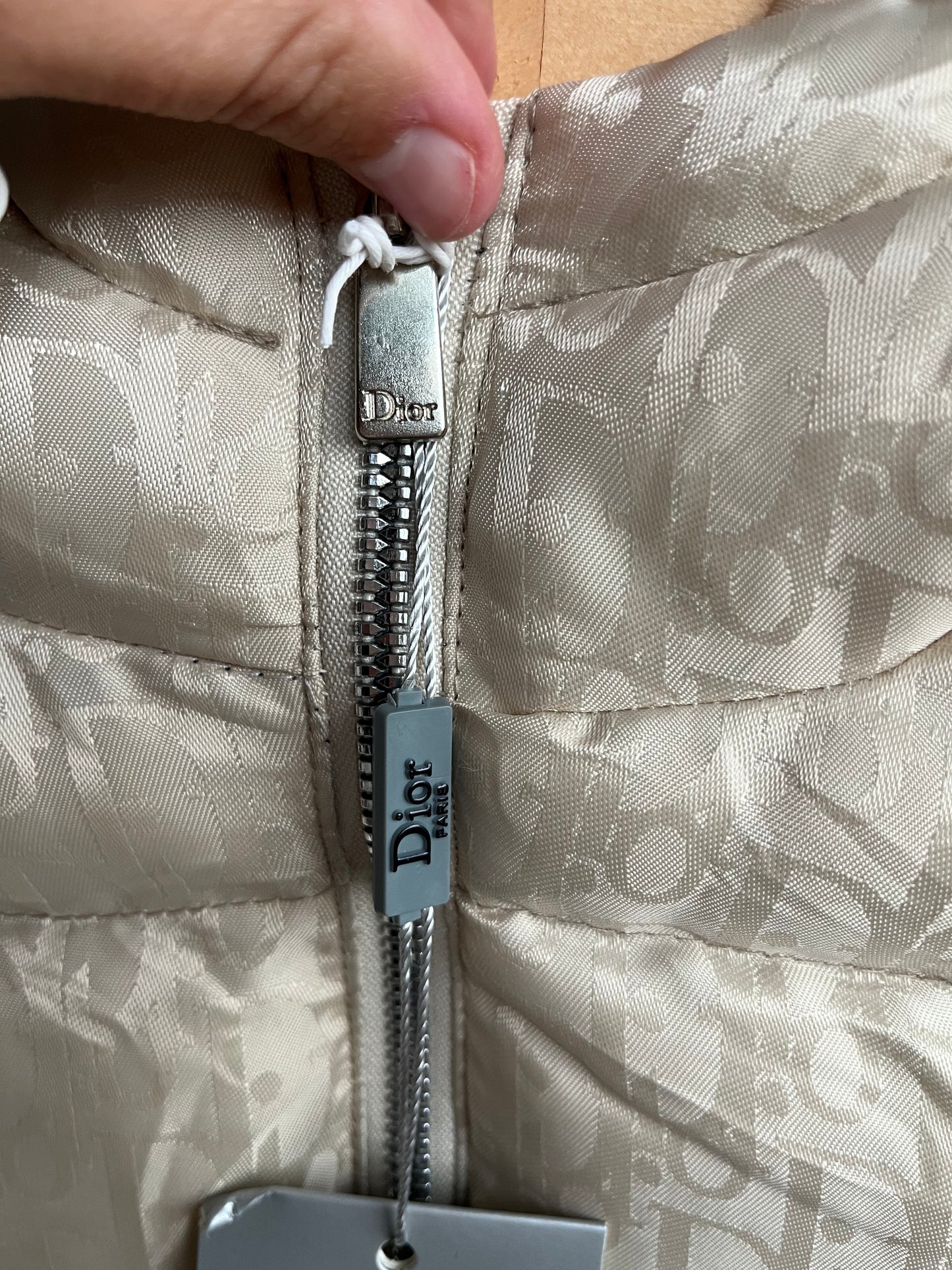 Dior winterjas beige