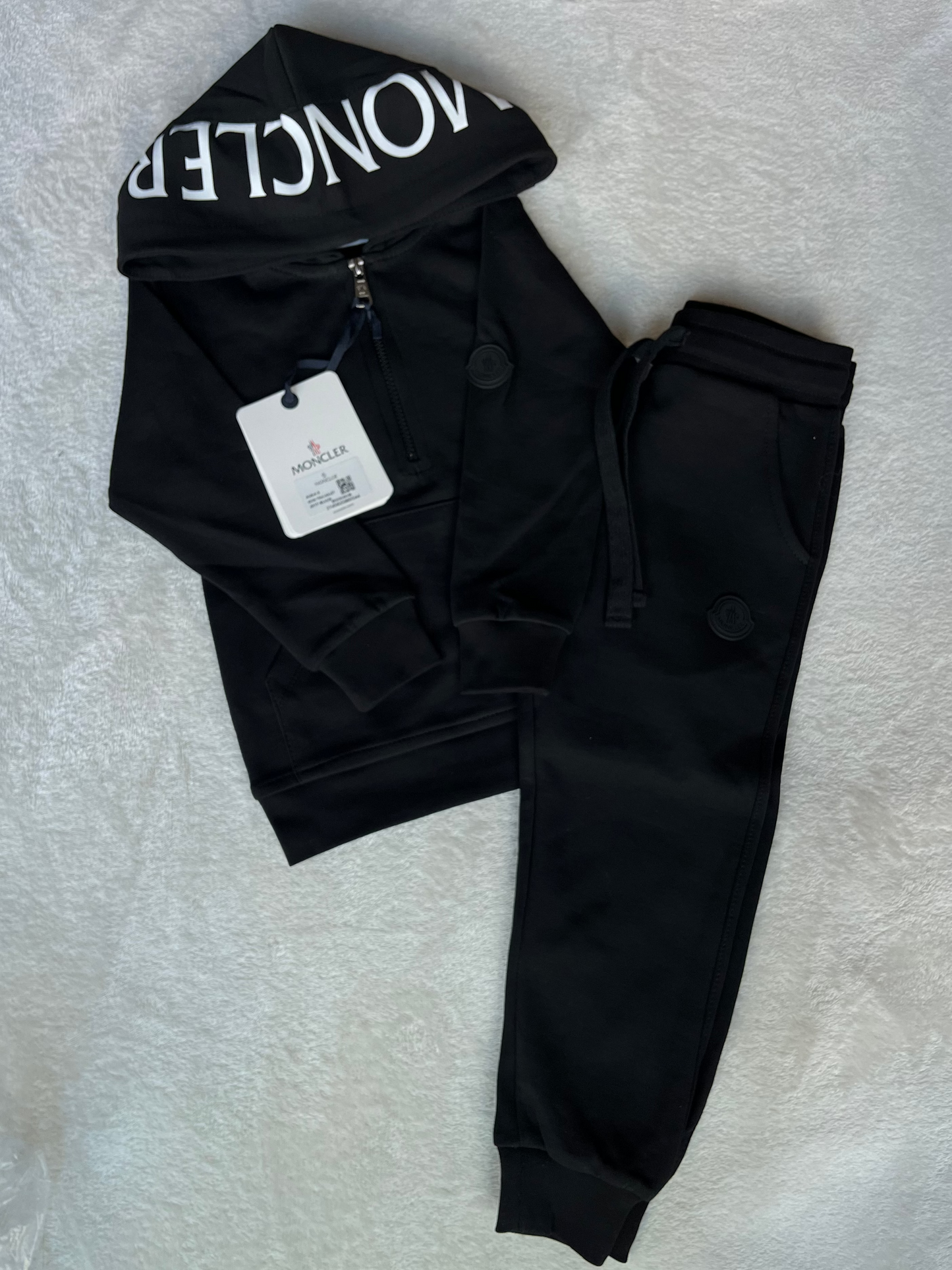 Moncler trainingspak zwart