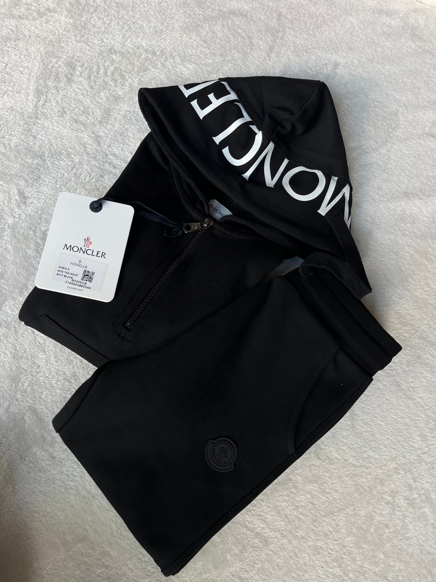 Moncler trainingspak zwart