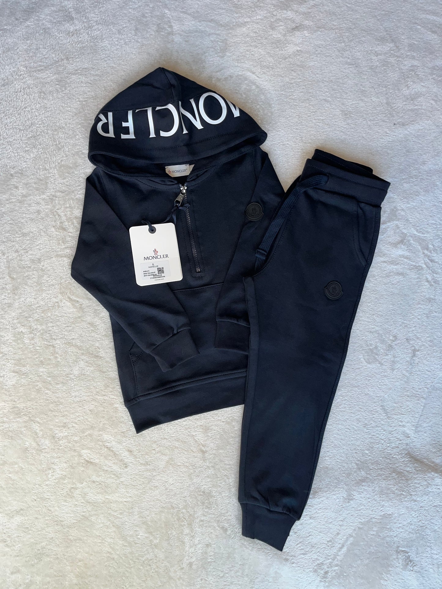 Moncler trainingspak donkerblauw