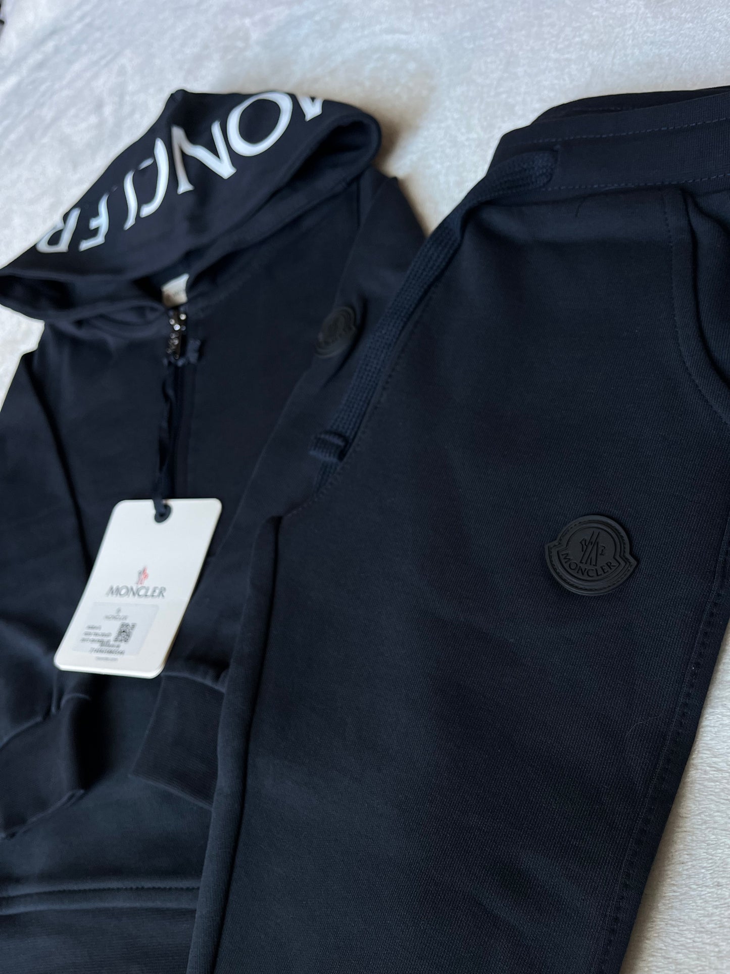 Moncler trainingspak donkerblauw