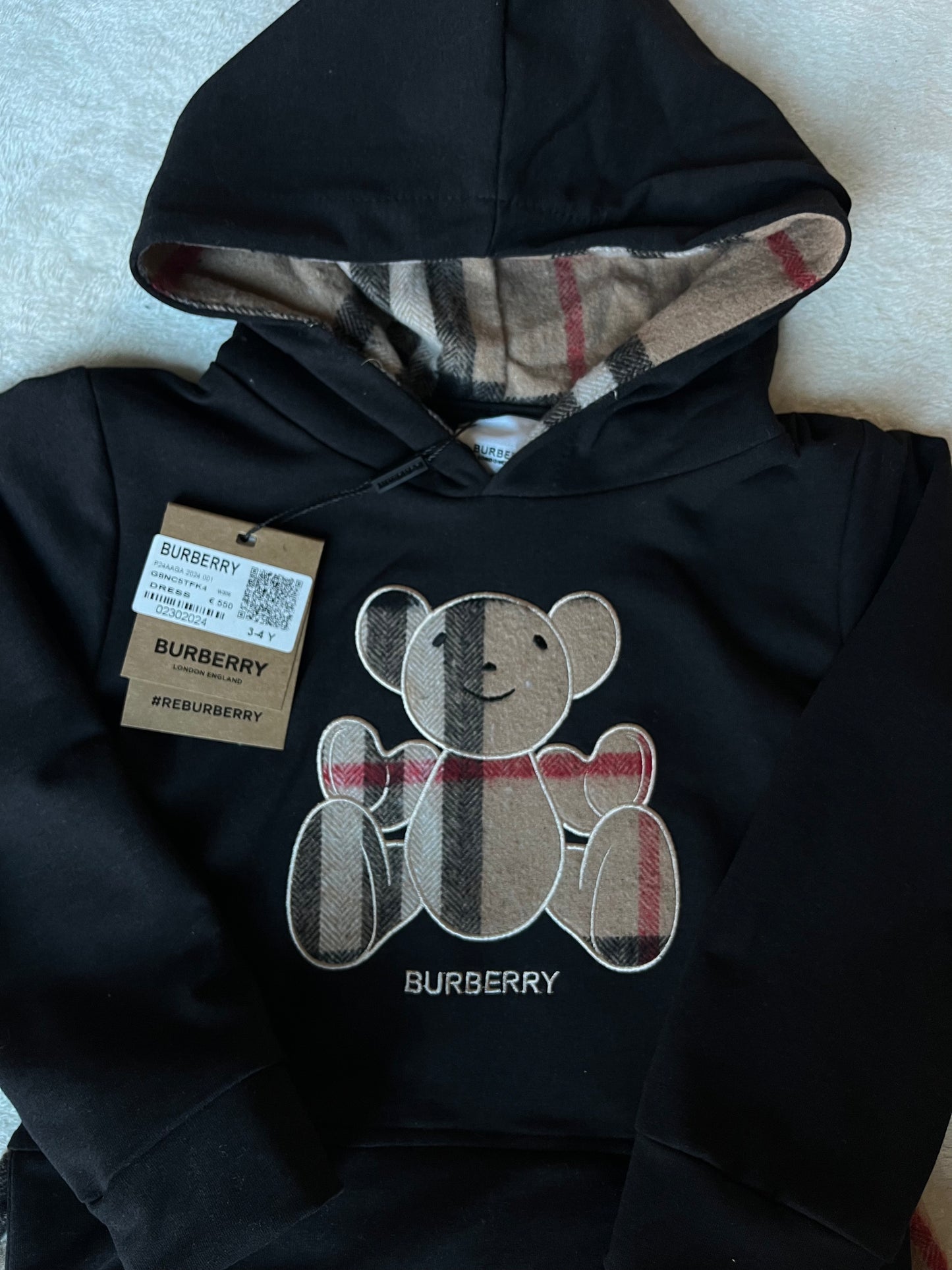 Burberry jurkje zwart