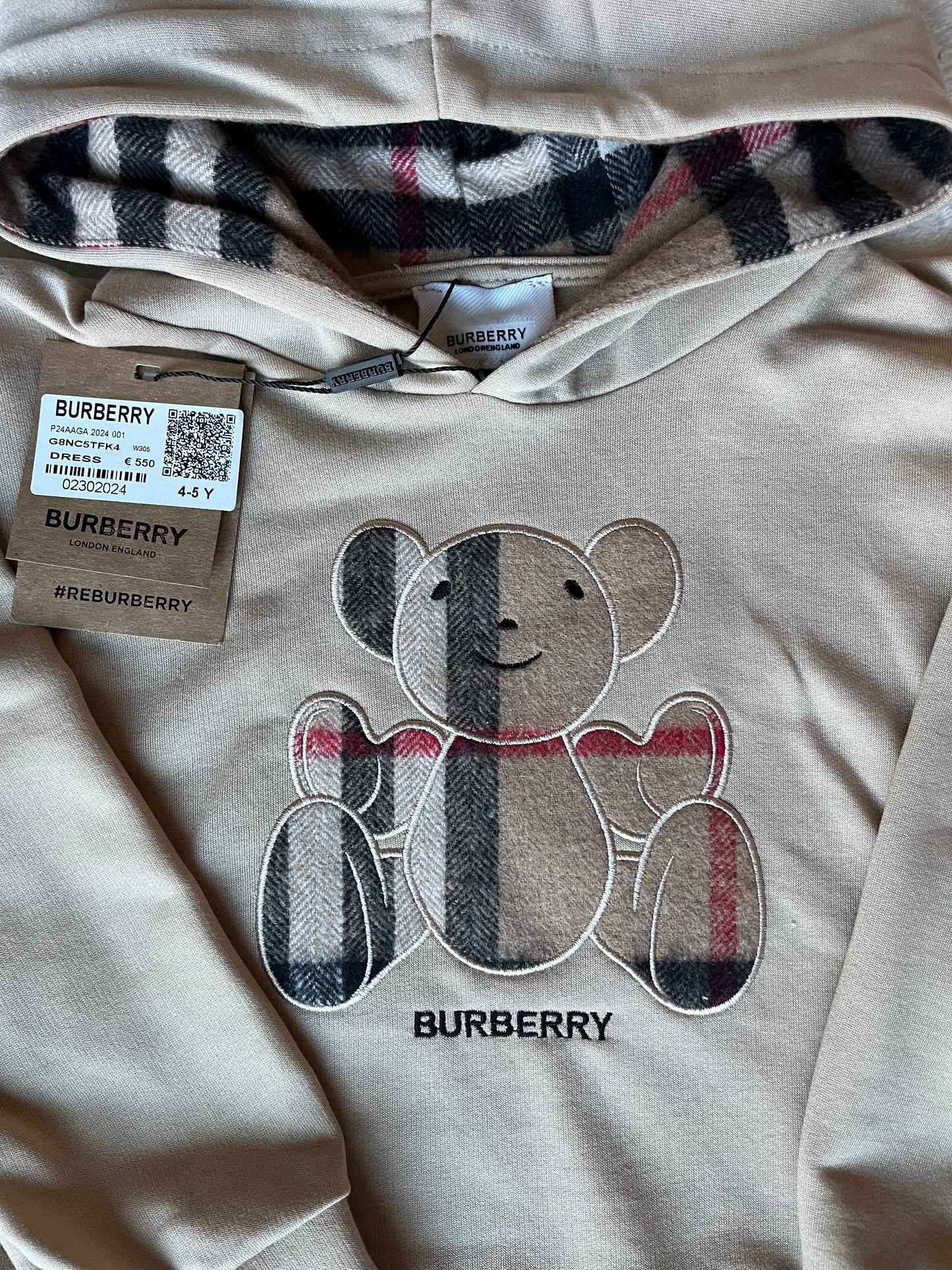 Burberry jurkje beige