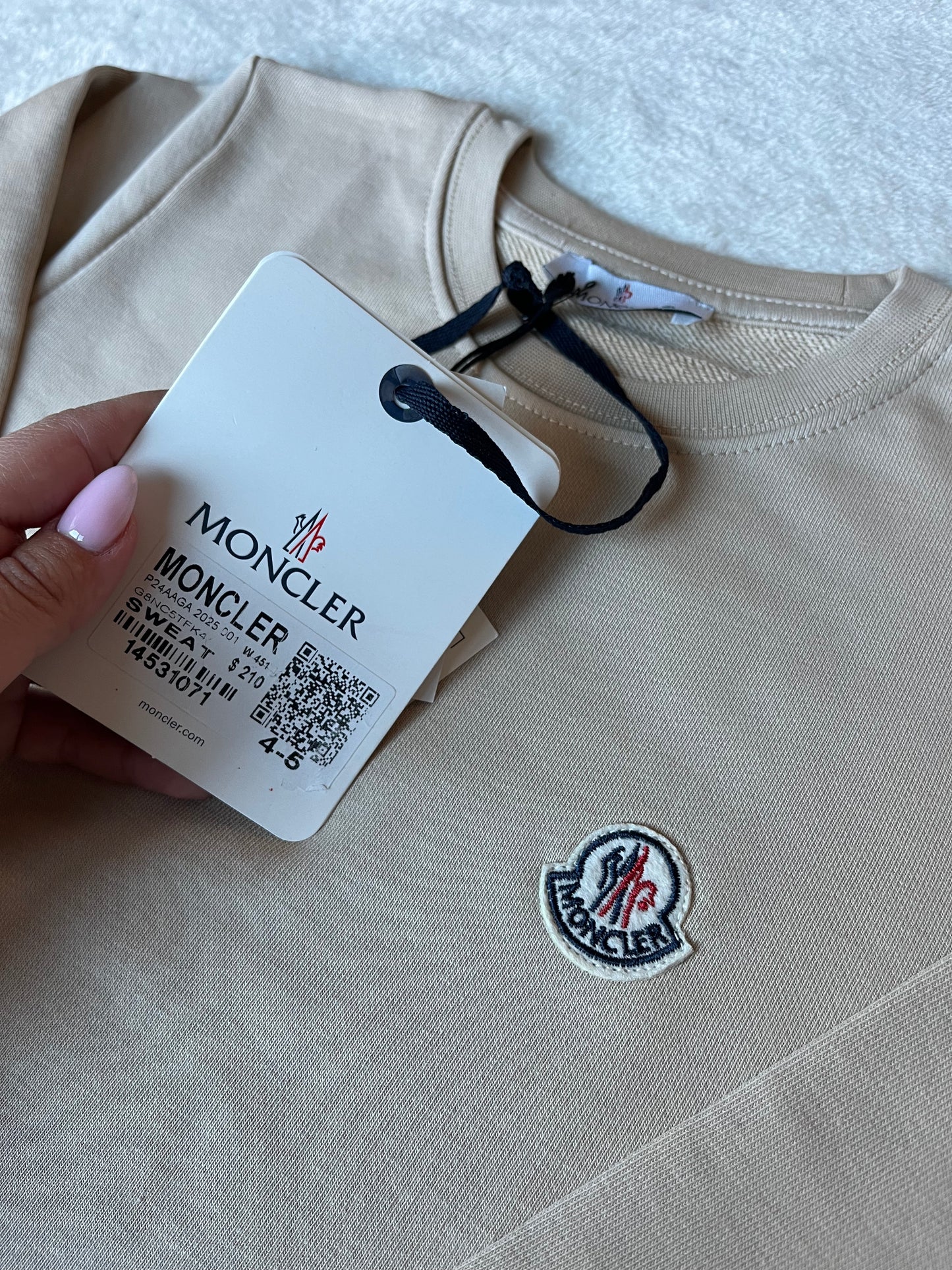 Moncler trui beige