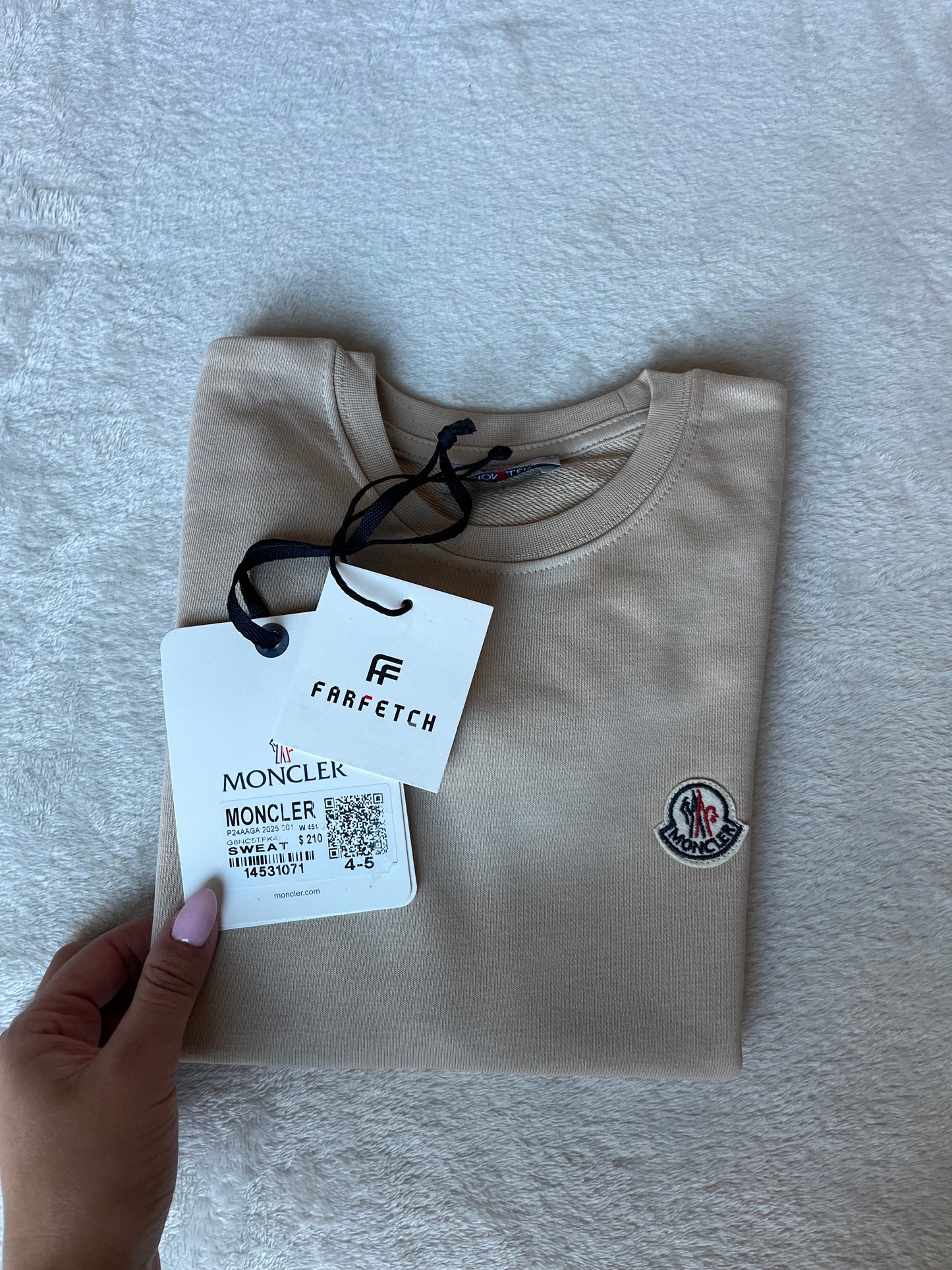 Moncler trui beige