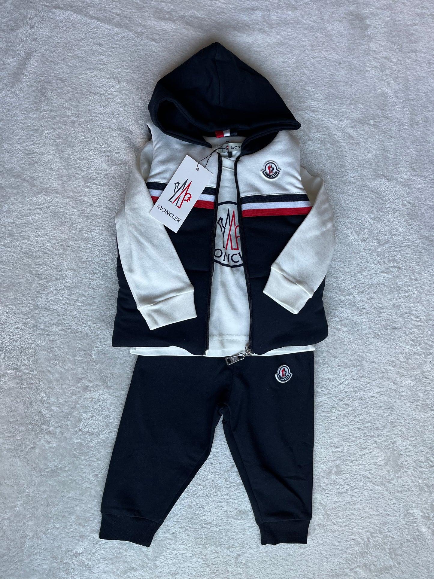 Moncler 3-delige set blauw