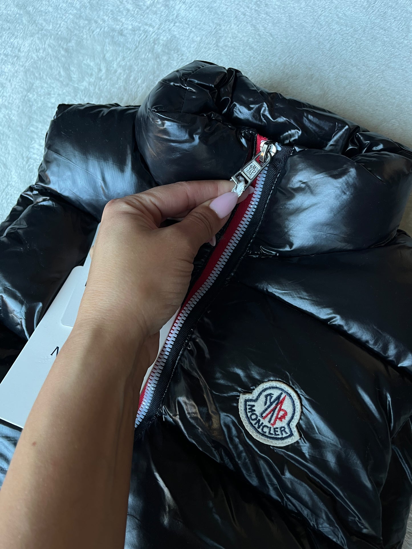 Moncler bodywarmer zwart