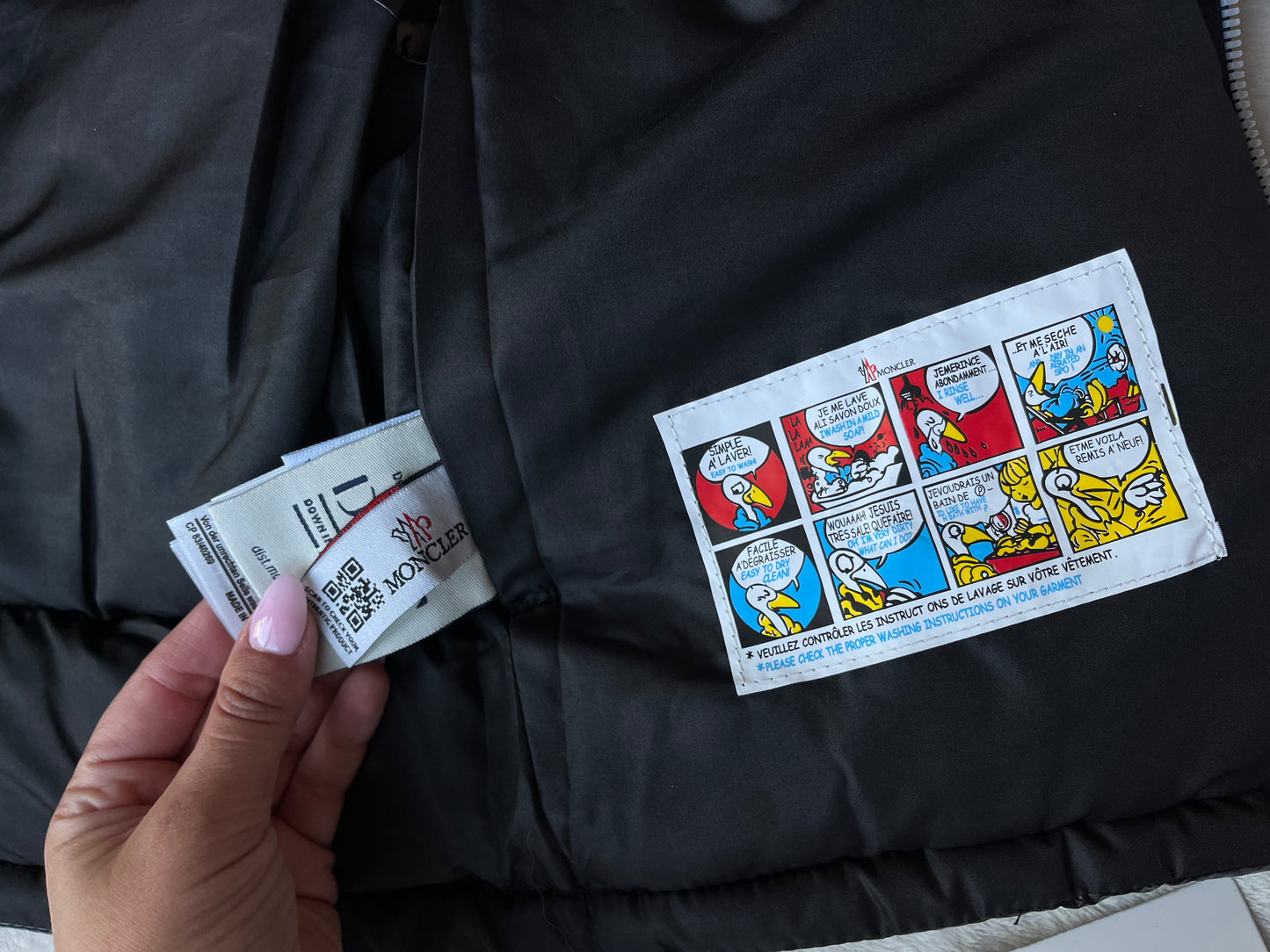 Moncler bodywarmer zwart