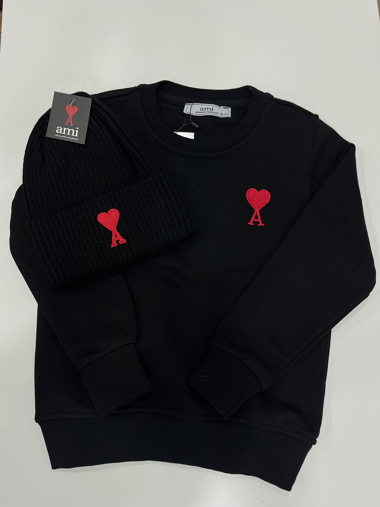 Ami Paris trui zwart