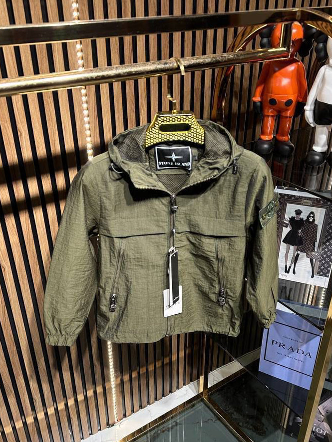 Stone Island herfstjas donkergroen