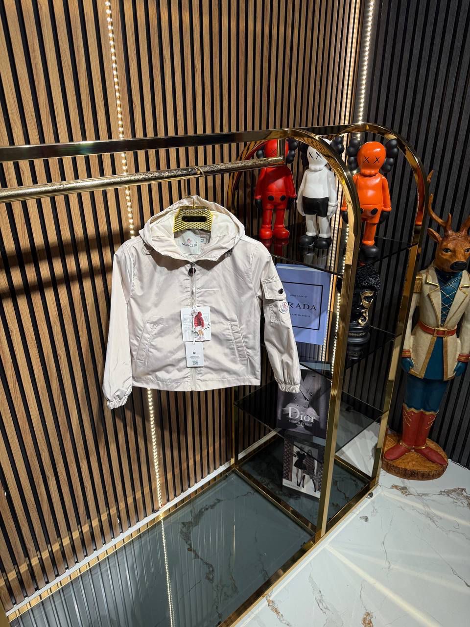 Moncler herfstjas beige